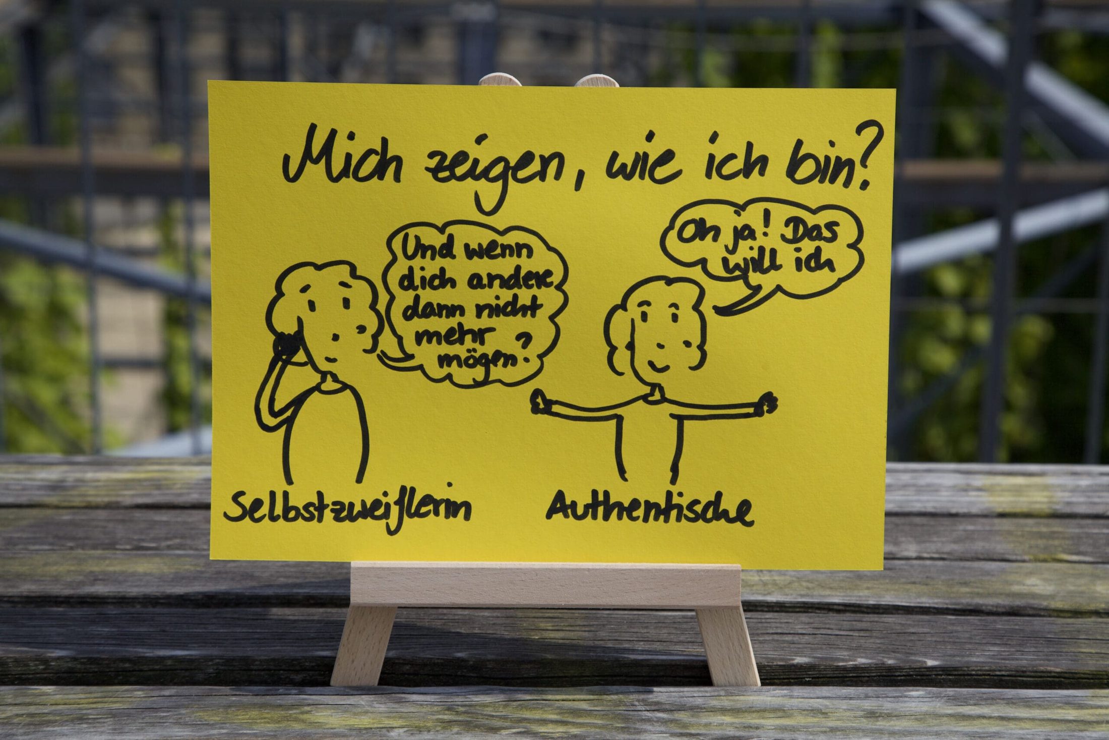 Mich zeigen, wie ich bin? Inneres Team beim selbstsicheren Auftreten